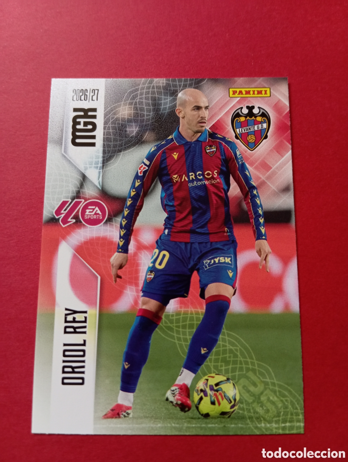 Cromos de f&uacute;tbol: Oriol Rey Levante n&deg;207 / PANINI MEGACRACKS 2026/2027