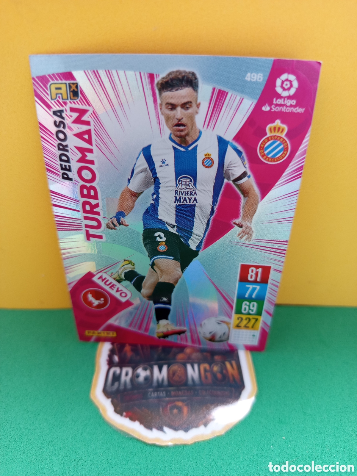 Cromos de f&uacute;tbol: ❇️ CROMO ⚽ CARD PEDROSA ESPA&Ntilde;OL 496 TURBOMAN NUEVO LIGA 21 22 2021 2022 ADRENALYN ❇️