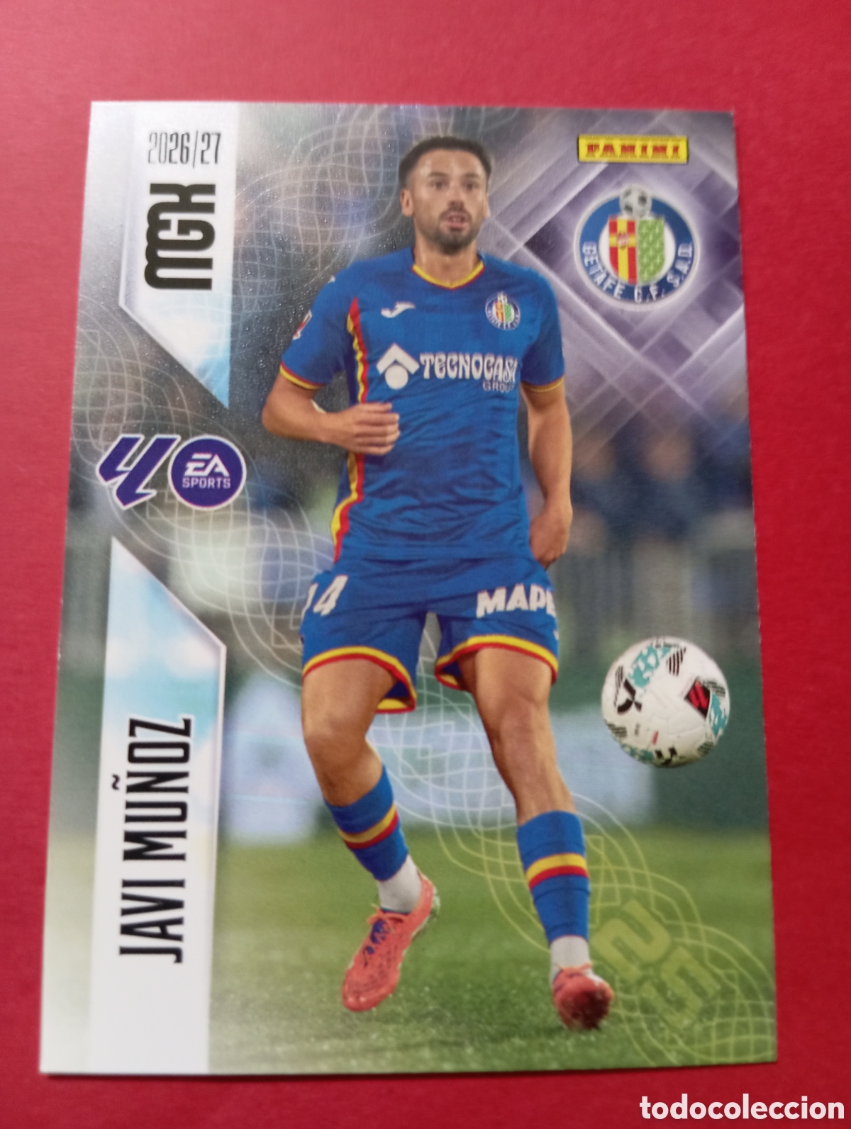 Cromos de f&uacute;tbol: Javi Mu&ntilde;oz Getafe n&deg;191 / PANINI MEGACRACKS 2026/2027