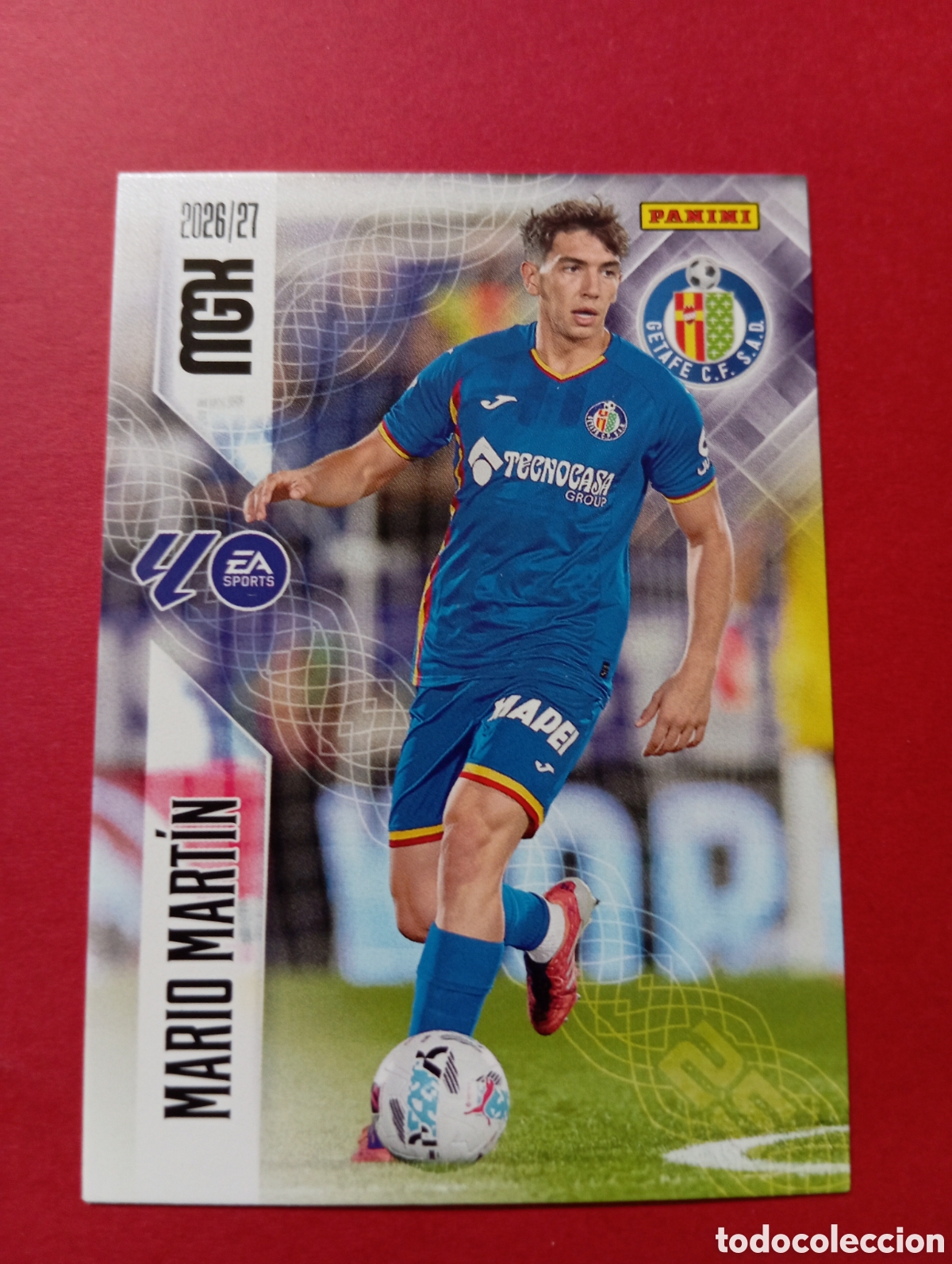 Cromos de f&uacute;tbol: Mario Mart&iacute;n Getafe n&deg;190 / PANINI MEGACRACKS 2026/2027