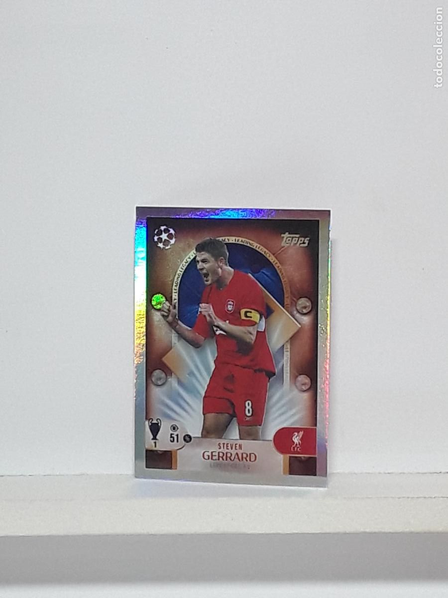 Cromos de f&uacute;tbol: CHAMPIONS STICKER 2025 2026 25 26 ALBUM TOPPS LEAGUE N 272 LIVERPOOL LEGACY STEVEN GERRARD