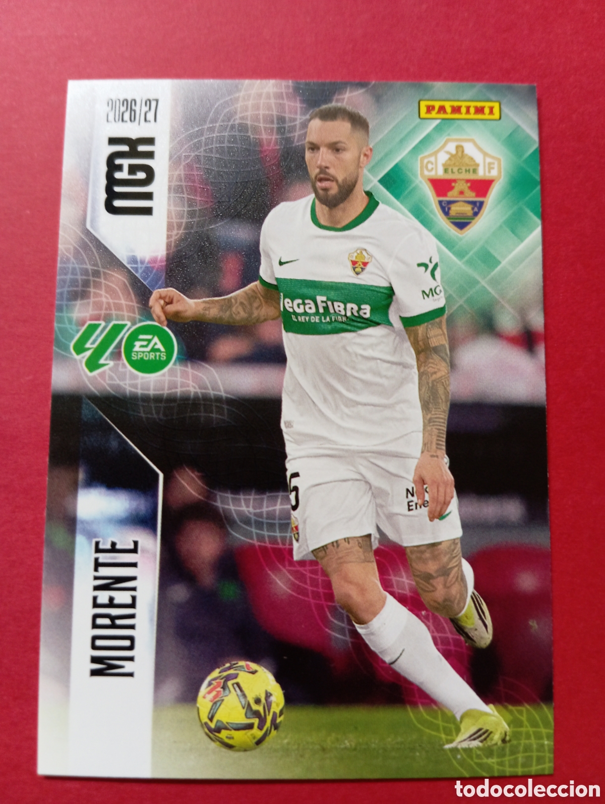 Cromos de f&uacute;tbol: Morente Elche n&deg;158 / PANINI MEGACRACKS 2026/2027