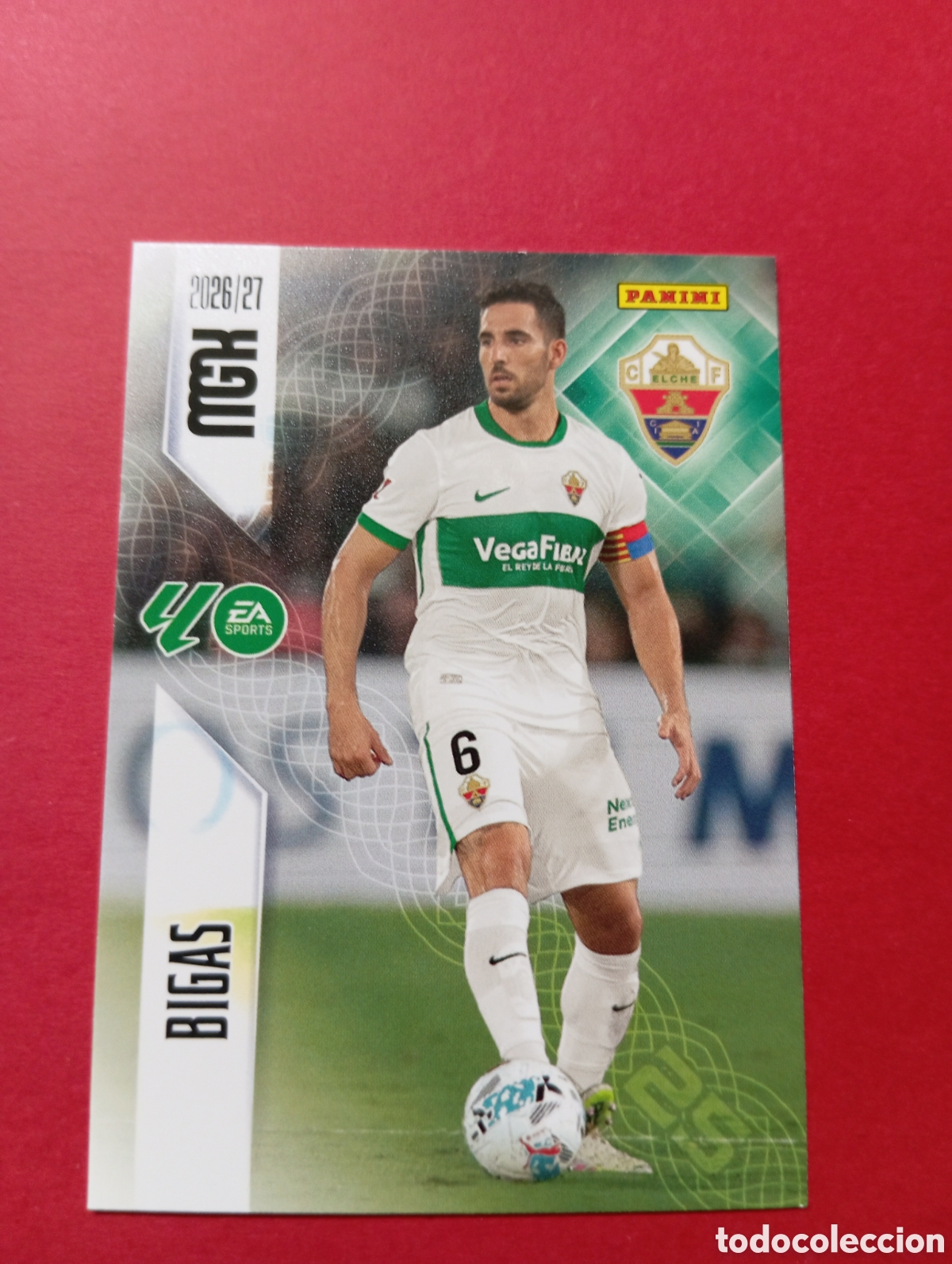 Cromos de f&uacute;tbol: Bigas Elche n&deg;150 / PANINI MEGACRACKS 2026/2027