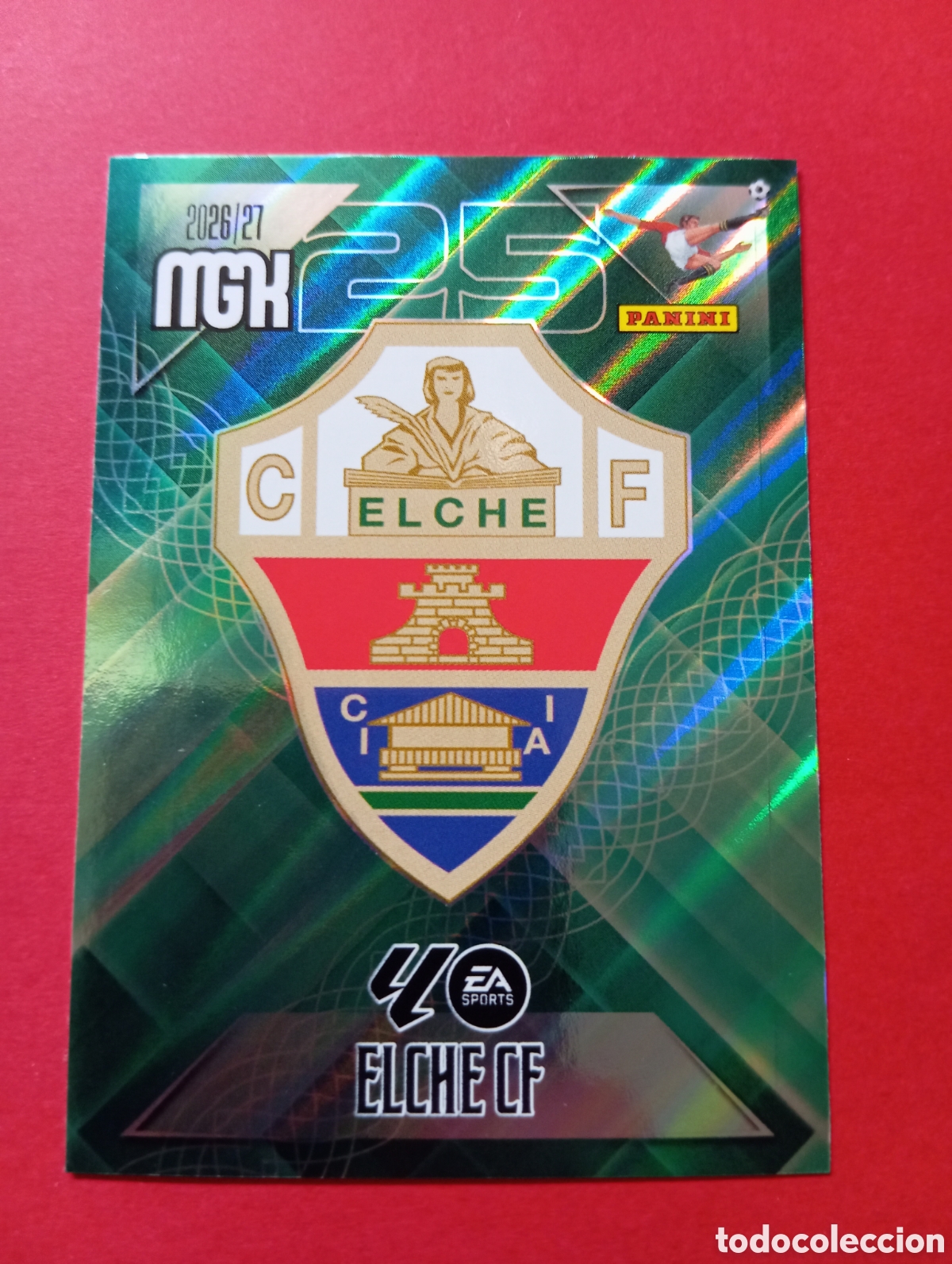 Cartes &agrave; collectionner de Football: Escudo del Elche n&deg;145 / PANINI MEGACRACKS 2026/2027