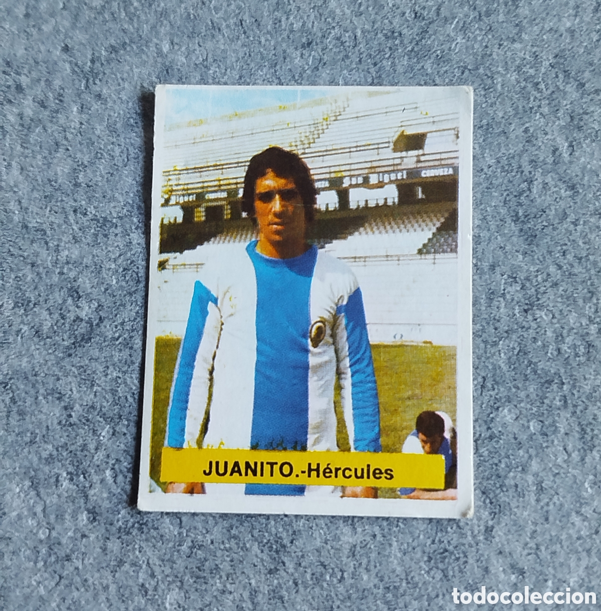 Cartes &agrave; collectionner de Football: FINI SIN PEGAR JUANITO H&Eacute;RCULES 75 76 1975 1976 CROMO NUNCA PEGADO