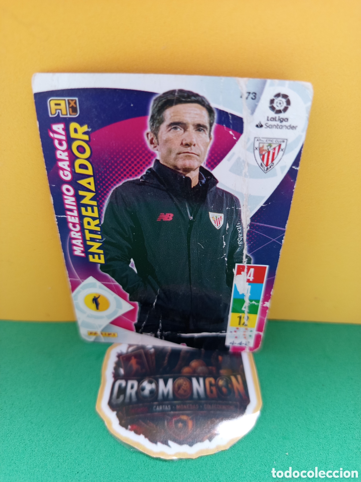 Football Stickers: ❇️ CROMO ⚽ CARD MARCELINO GARC&Iacute;A ATHLETIC DE BILBAO 473 ENTRENADOR LIGA 21 22 2021 2022 ADRENALYN ❇️