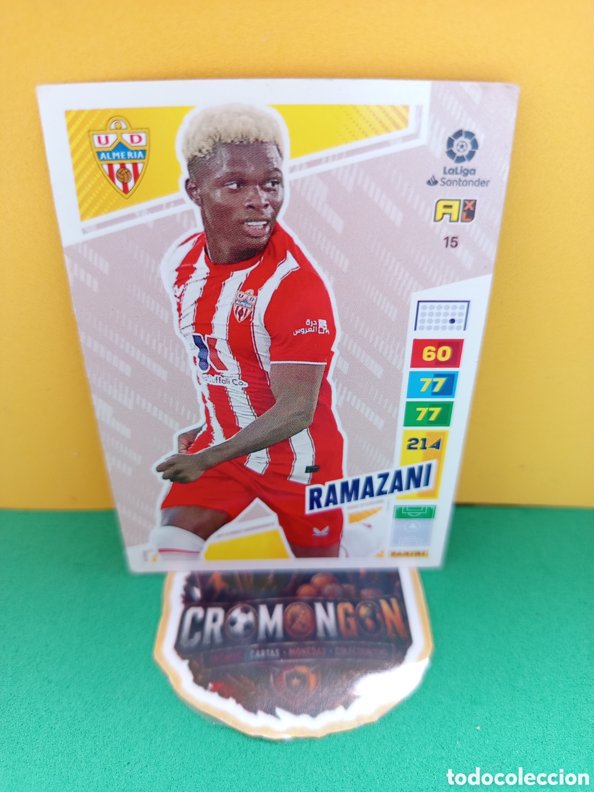 Football Stickers: ❇️ CROMO ⚽ CARD RAMAZANI ALMER&Iacute;A 15 LIGA 22 23 2022 2023 ADRENALYN PANINI ❇️