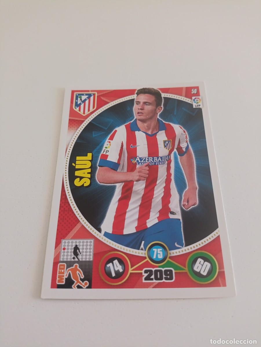 Fu&szlig;ball-Sticker: Adrenalyn 2014/15 Sa&uacute;l Atl&eacute;tico de Madrid