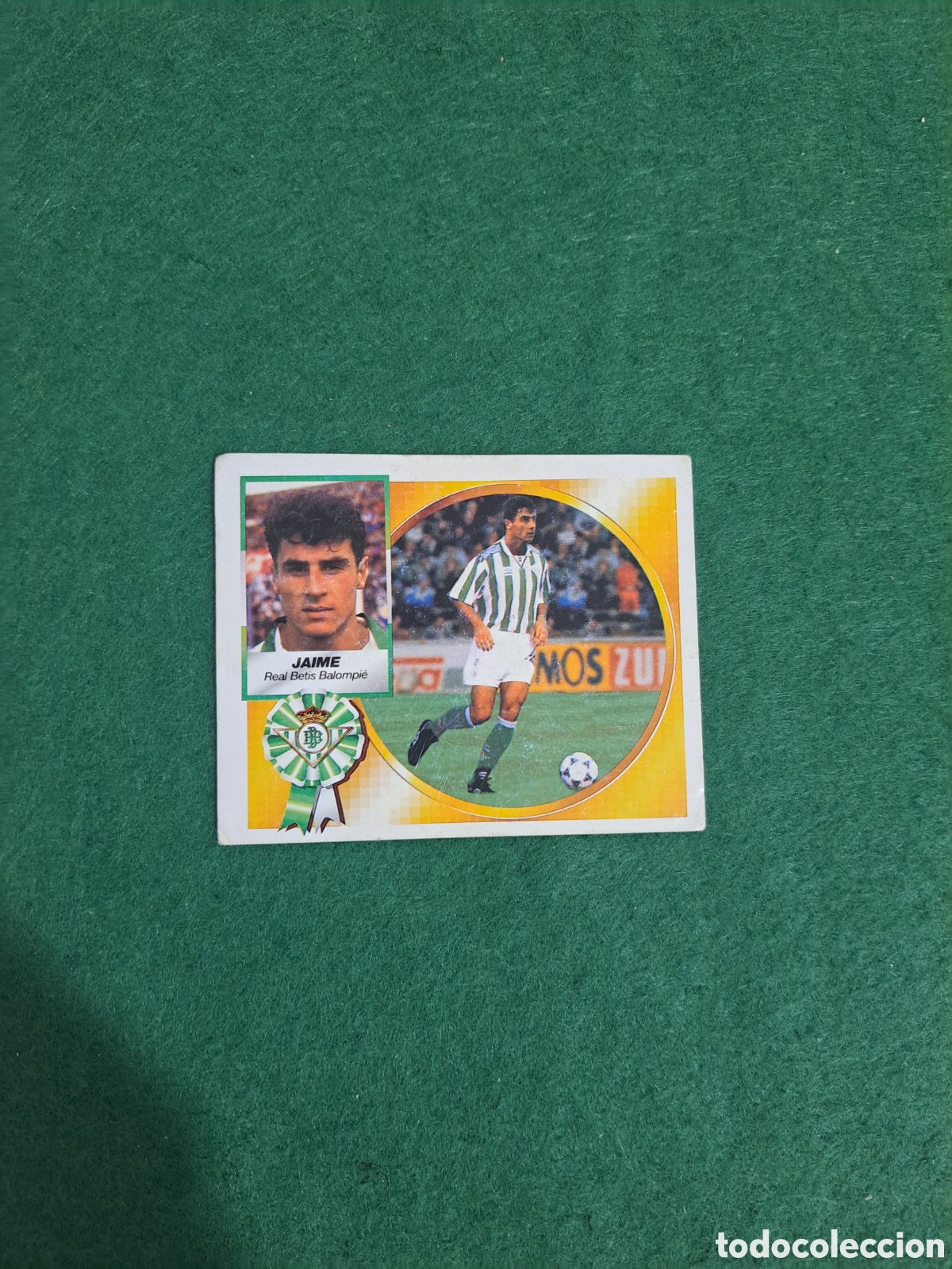 Cromos de f&uacute;tbol: Jaime Fichaje 7 Bis Betis Liga Este 94-95