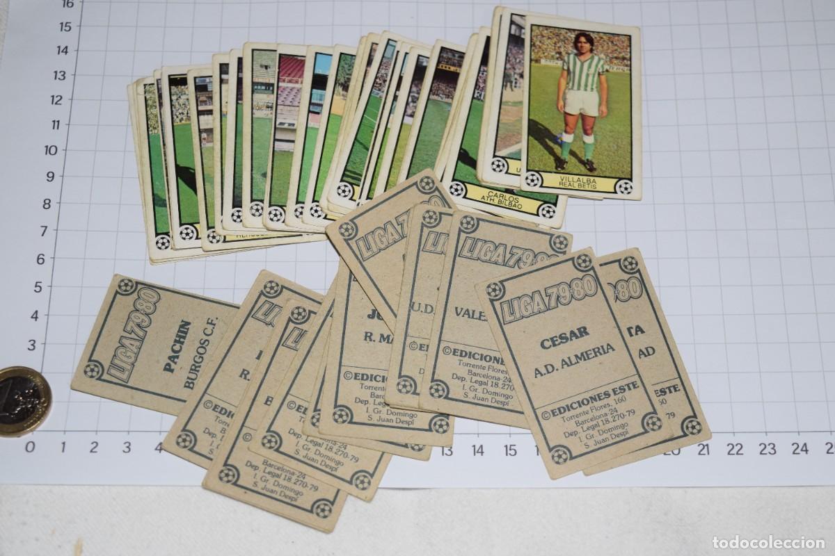 Cromos de f&uacute;tbol: LOTE - 45 CROMOS, LIGA 1979 - 1980 / 79 - 80 Ediciones ESTE - Sin pegar - &iexcl;Mira fotos y detalles!