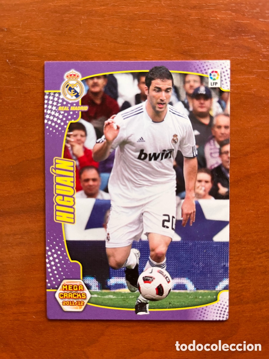 Cromos de f&uacute;tbol: HIGUAIN N&ordm; 162 (REAL MADRID) MEGACRACKS 2011 2012 PANINI 11 12 LIGA MGK CROMO CARD FICHA TARJETA