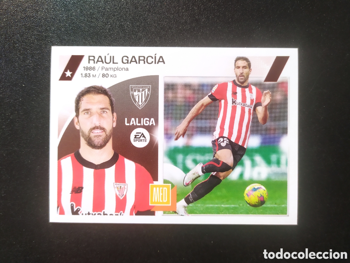 Cromos de f&uacute;tbol: Liga este 2023 2024 23 24 panini Ra&uacute;l Garc&iacute;a n&deg; 15 Athletic Bilbao