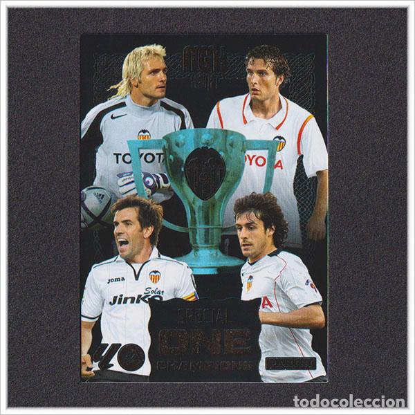 Cromos de f&uacute;tbol: MEGACRACKS 2026 2027 26 27 PANINI AIMAR BARAJA ALBELDA SPECIAL ONE CHAMPIONS VALENCIA 25 ANIVERSARIO