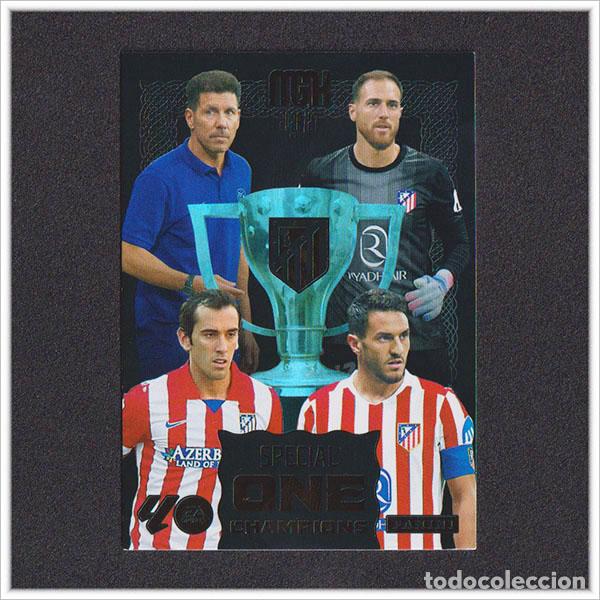 Cartes &agrave; collectionner de Football: MEGACRACKS 2026 2027 26 27 PANINI KOKE SIMEONE SPECIAL ONE CHAMPIONS ATL&Eacute;TICO MADRID 25 ANIVERSARIO