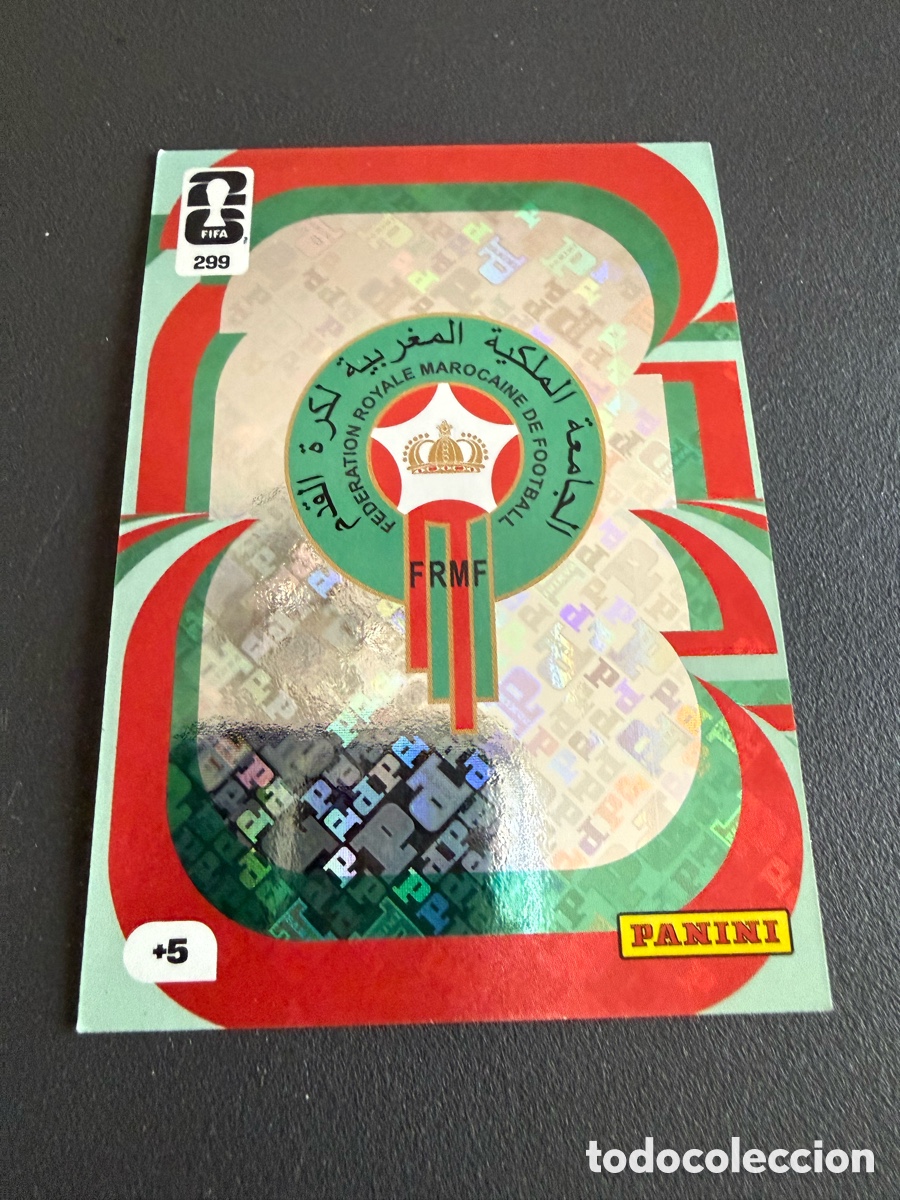 Cartes &agrave; collectionner de Football: Adrenalyn XL. Mundial 2026. 299. Escudo MARRUECOS