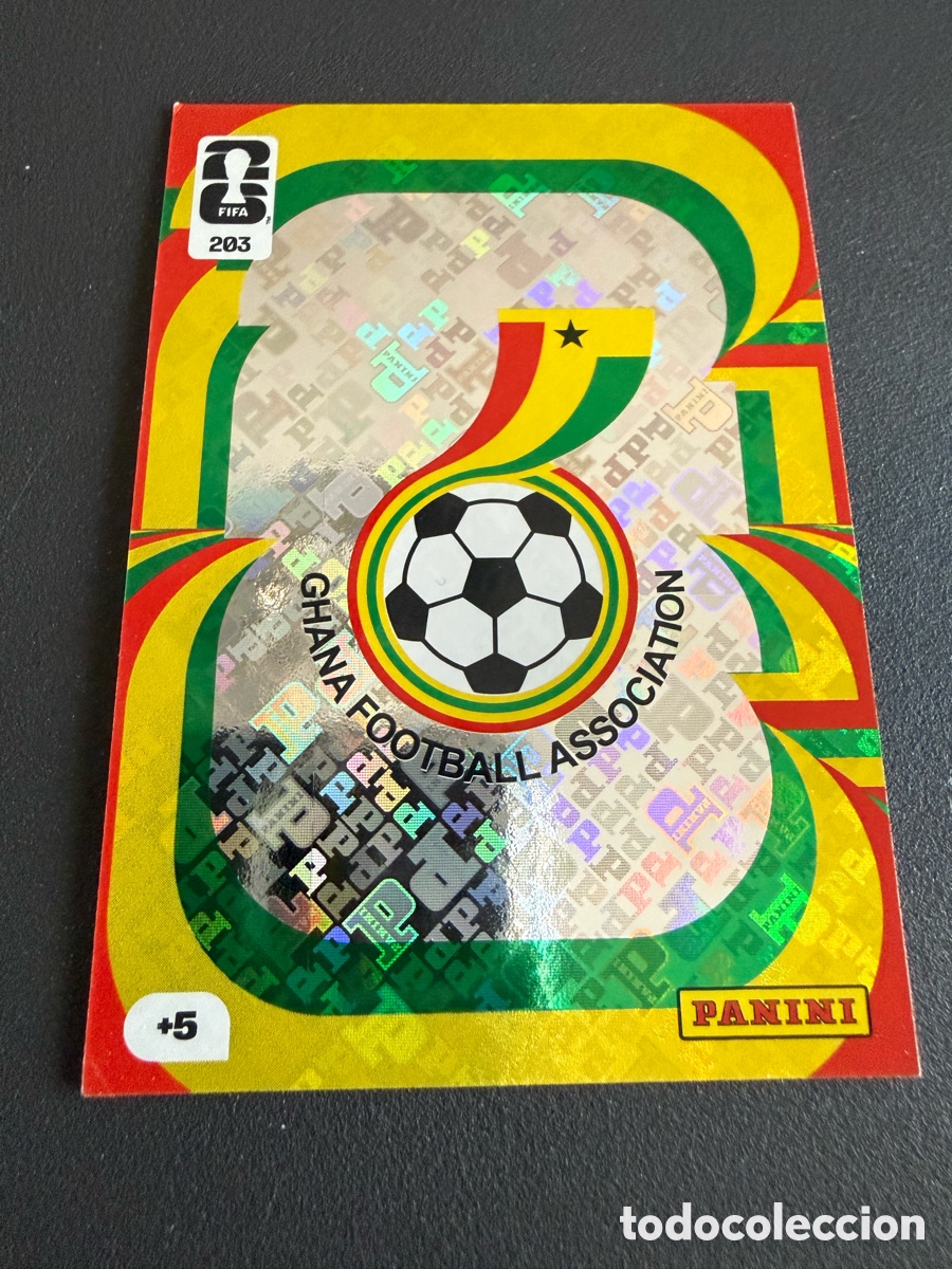 Cromos de f&uacute;tbol: Adrenalyn XL. Mundial 2026. 203. Escudo GHANA