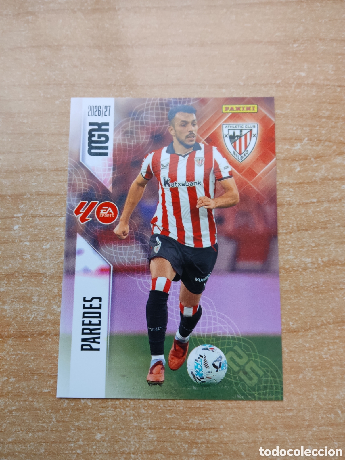 Cromos de f&uacute;tbol: 42 PAREDES ATHLETIC CLUB MEGACRACKS 2026 2027