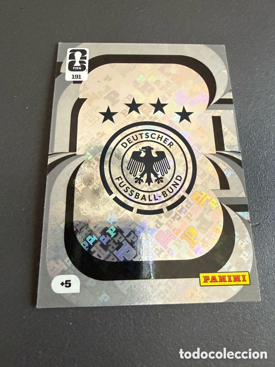 Cartes &agrave; collectionner de Football: Adrenalyn XL. Mundial 2026. 191. Escudo ALEMANIA