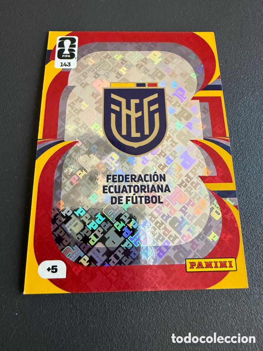 Cartes &agrave; collectionner de Football: Adrenalyn XL Mundial 2026. 143. Escudo ECUADOR