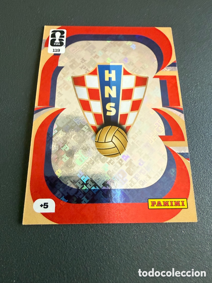 Cartes &agrave; collectionner de Football: Adrenalyn XL. Mundial 2026. 119. Escudo CROACIA