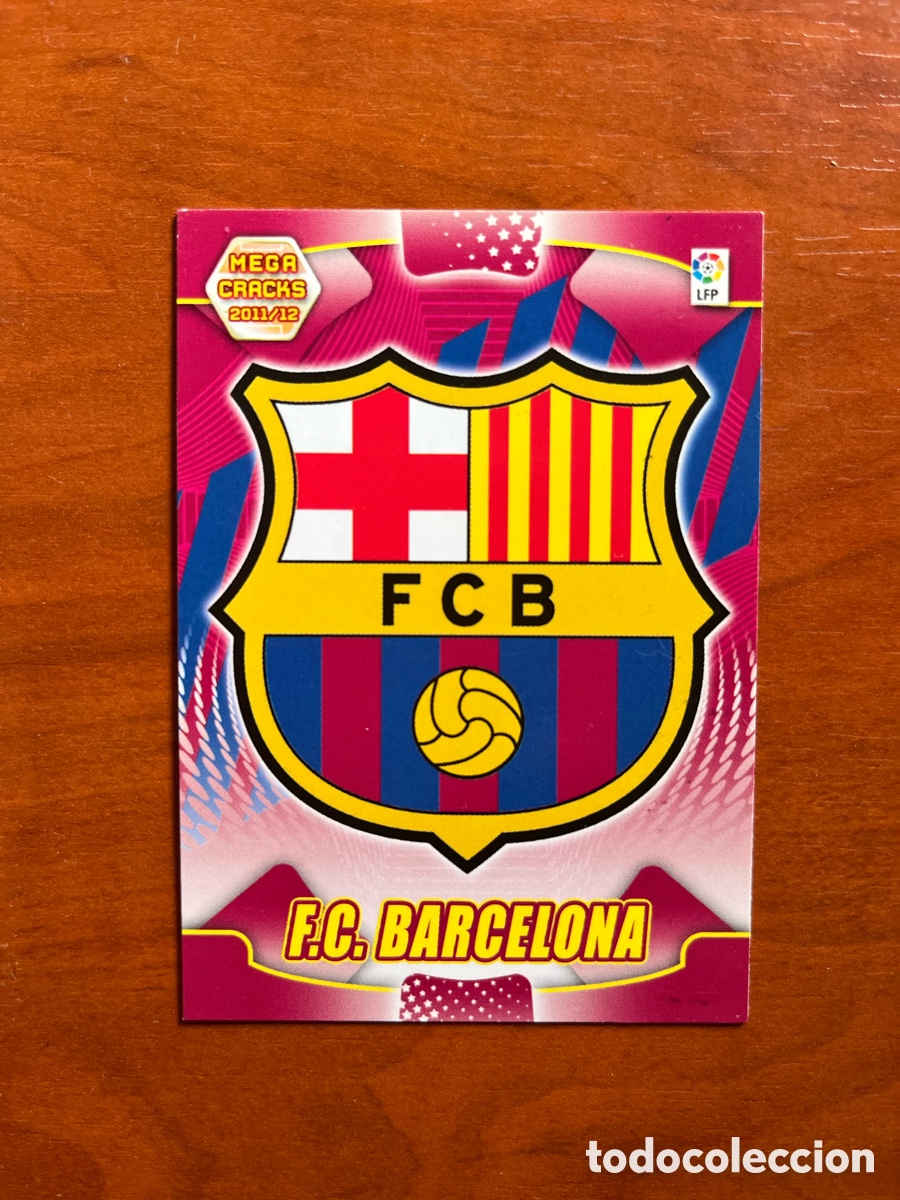 Cromos de f&uacute;tbol: ESCUDO 37 BARCELONA PANINI MEGACRACKS 2011-2012 11 12 CROMO