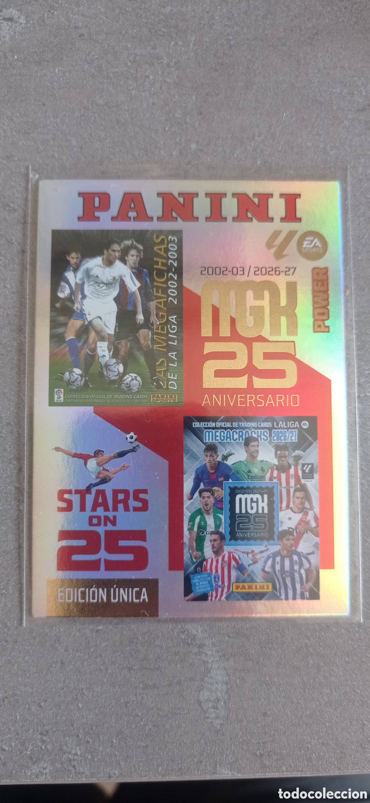 Cromos de Futebol: 424P STARS ON 25 POWER MGK 2026/27 MEGACRACKS 2026 2027