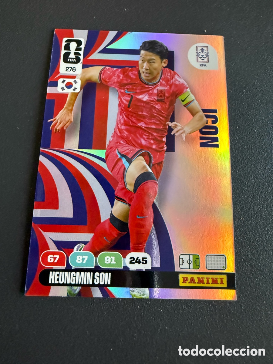 Cromos de f&uacute;tbol: Adrenalyn XL. Mundial 2026. 276 ICON. SON