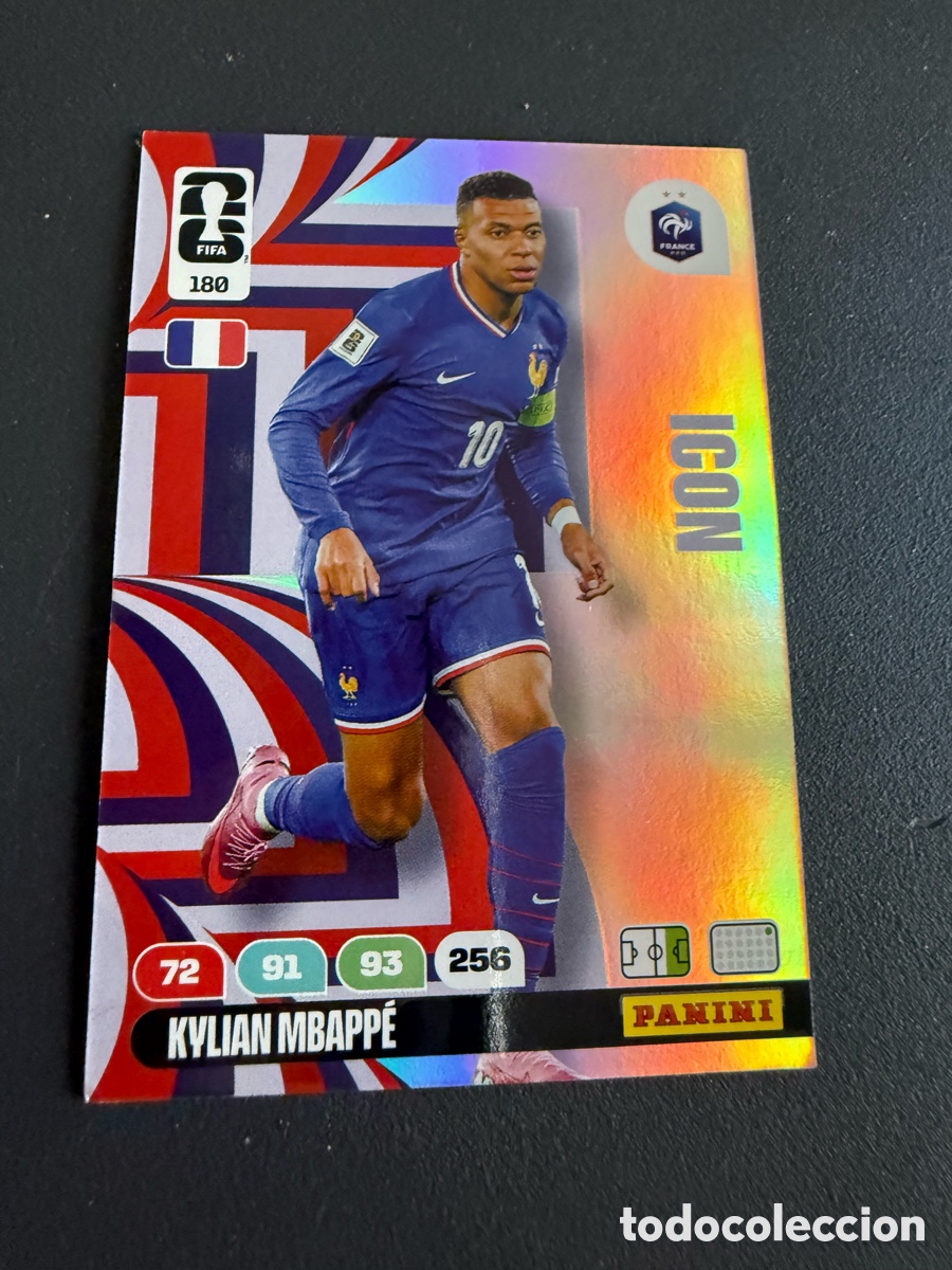 Cromos de Futebol: Adrenalyn XL. Mundial 2026. 180. ICON. MBAPPE