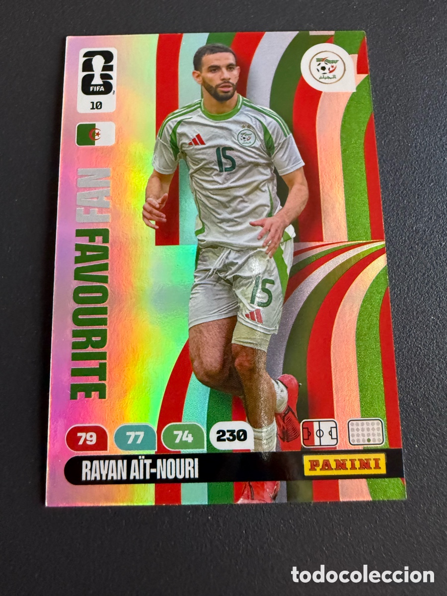 Fu&szlig;ball-Sticker: Adrenalyn XL Mundial 2026. 10 Fan Favourite. AIT-NOURI