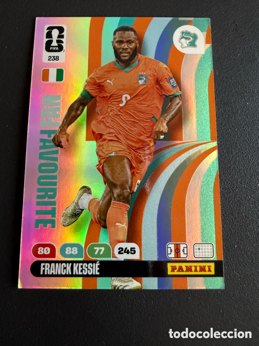 Fu&szlig;ball-Sticker: Adrenalyn XL. Mundial 2026. 238 Fan Favourite. KESSIE