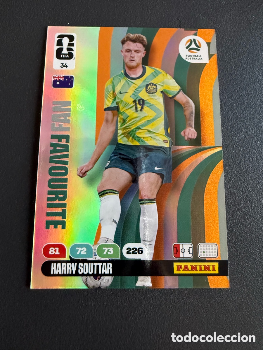 Fu&szlig;ball-Sticker: Adrenalyn XL. Mundial 2026. 34. Fan Favourite. SOUTTAR
