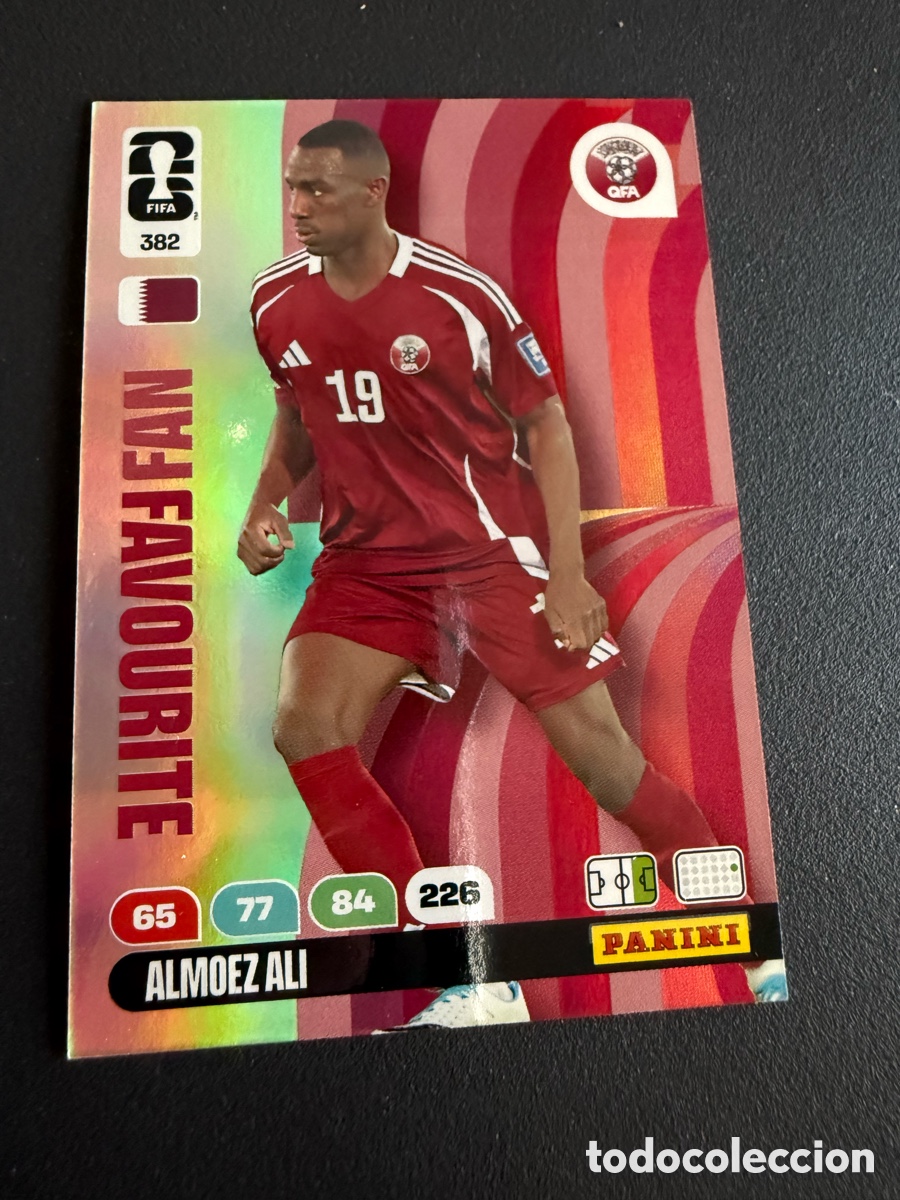 Cromos de f&uacute;tbol: Adrenalyn XL. Mundial 2026. 382. Fan Favourite. ALI