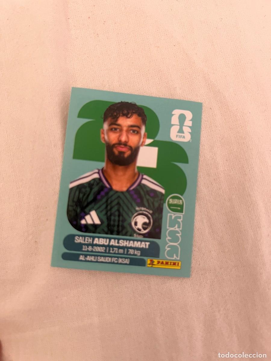 Cromos de f&uacute;tbol: 14 SALEH ABU ALSHAMAT ARABIA SAUDI MUNDIAL 26 2026 FIFA WORLD CUP PANINI