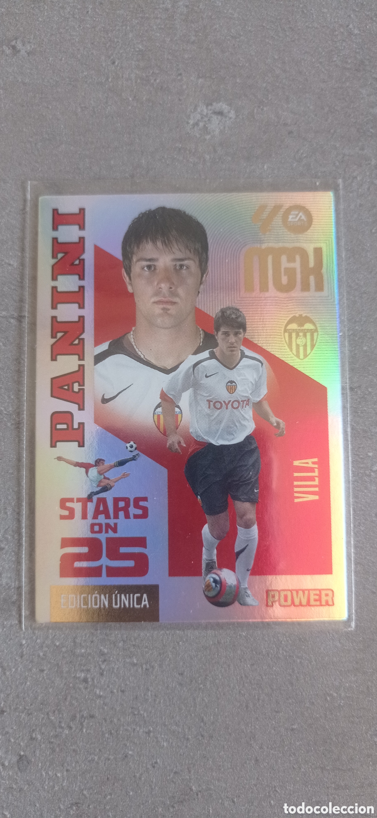 Cromos de f&uacute;tbol: 435P VILLA VALENCIA CF STARS ON 25 POWER MGK 2026/27 MEGACRACKS 2026 2027