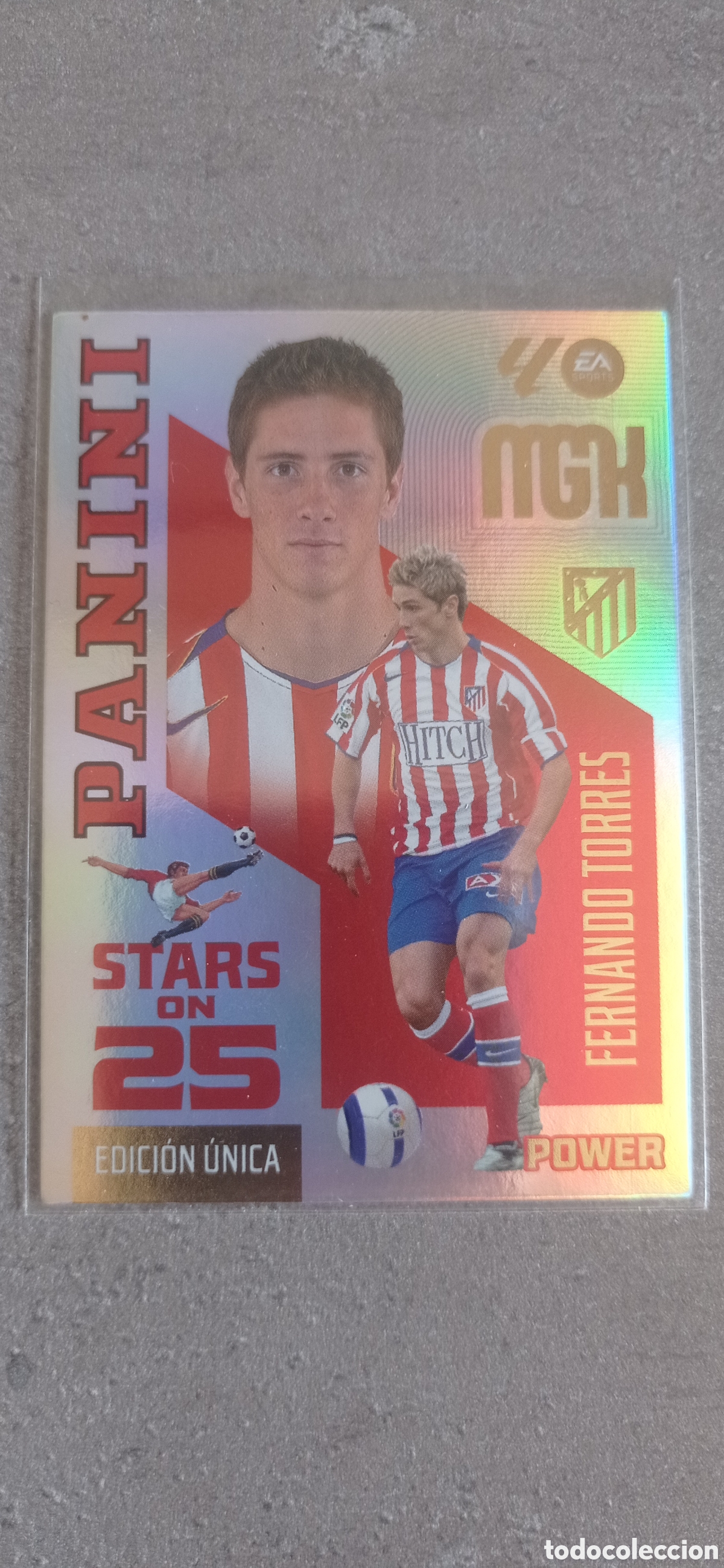 Cromos de f&uacute;tbol: 432P FERNANDO TORRES ATL&Eacute;TICO MADRID STARS ON 25 POWER MGK 2026/27 MEGACRACKS 2026 2027