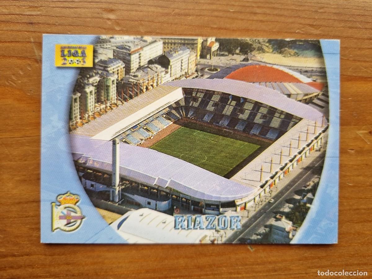 Cromos de f&uacute;tbol: 29 RIAZOR (Deportivo La Coru&ntilde;a). Las Fichas de la Liga 2002 2003 02 03 (Mundicromo)