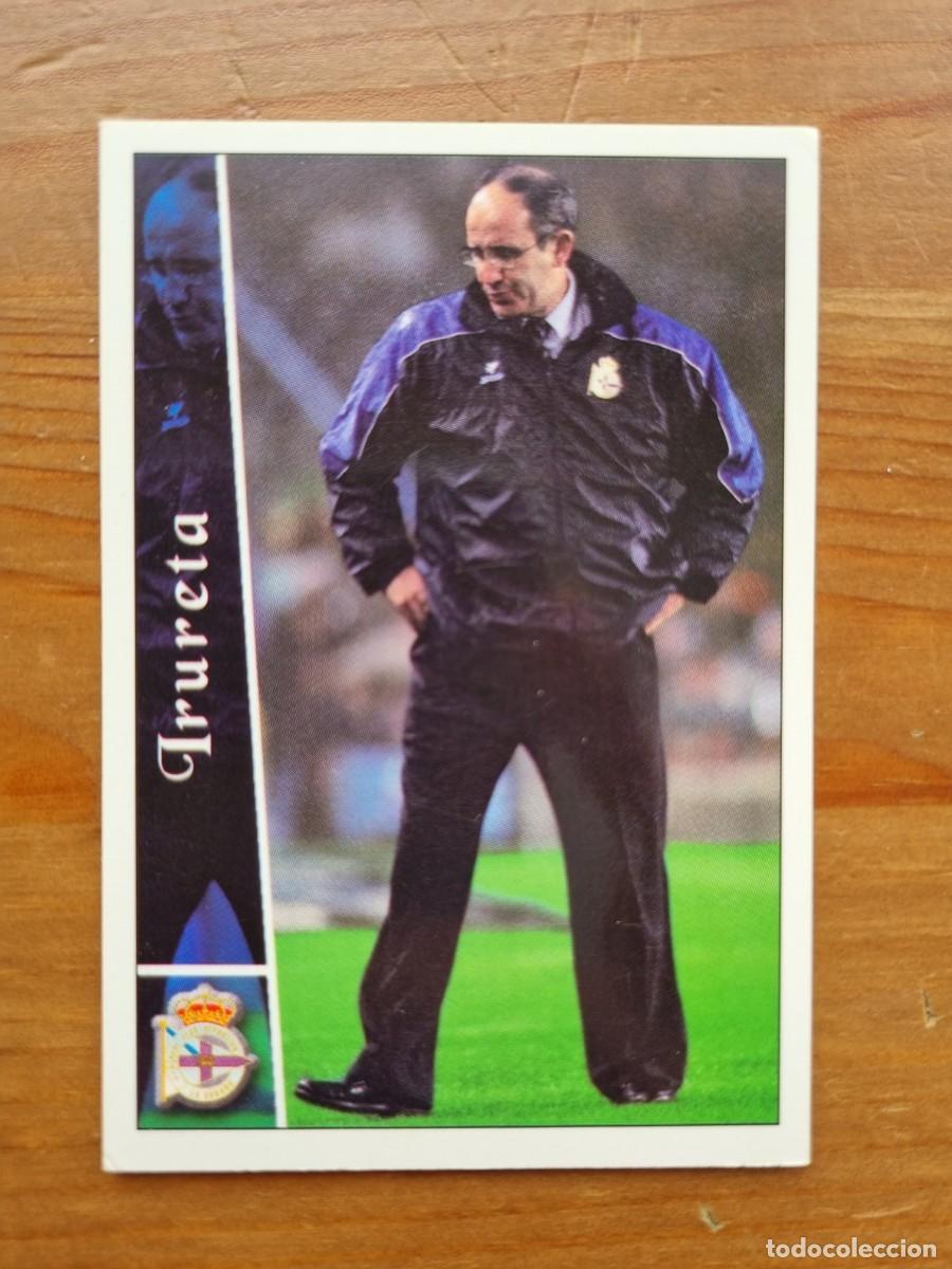 Cromos de f&uacute;tbol: 30 IRURETA (Deportivo La Coru&ntilde;a). Las Fichas de la Liga 2002 2003 02 03 (Mundicromo)
