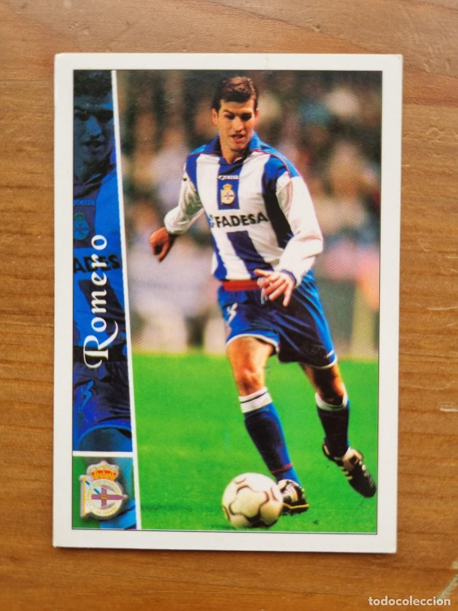 Cromos de f&uacute;tbol: 39 ROMERO (Deportivo La Coru&ntilde;a). Las Fichas de la Liga 2002 2003 02 03 (Mundicromo)