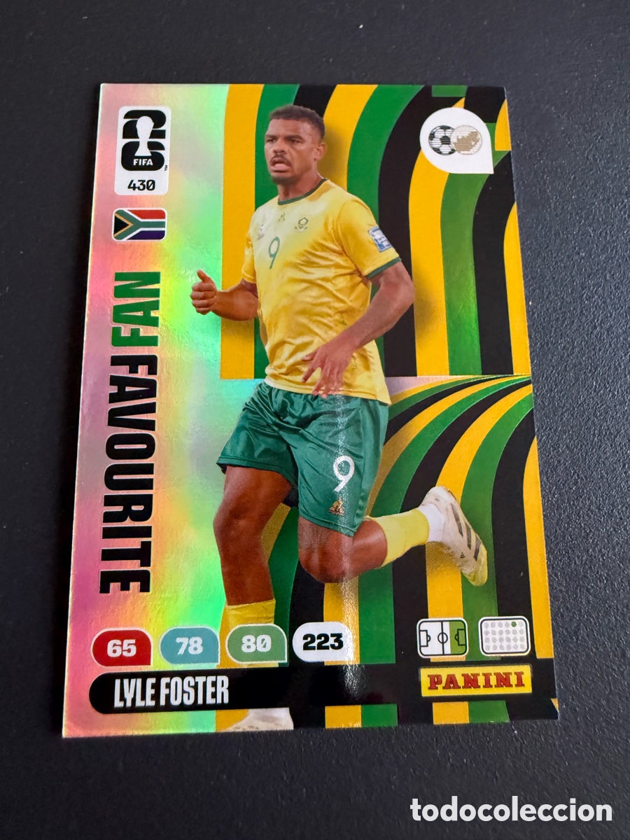 Cromos de f&uacute;tbol: Adrenalyn XL. Mundial 2026. 430 Fan Favourite. FOSTER