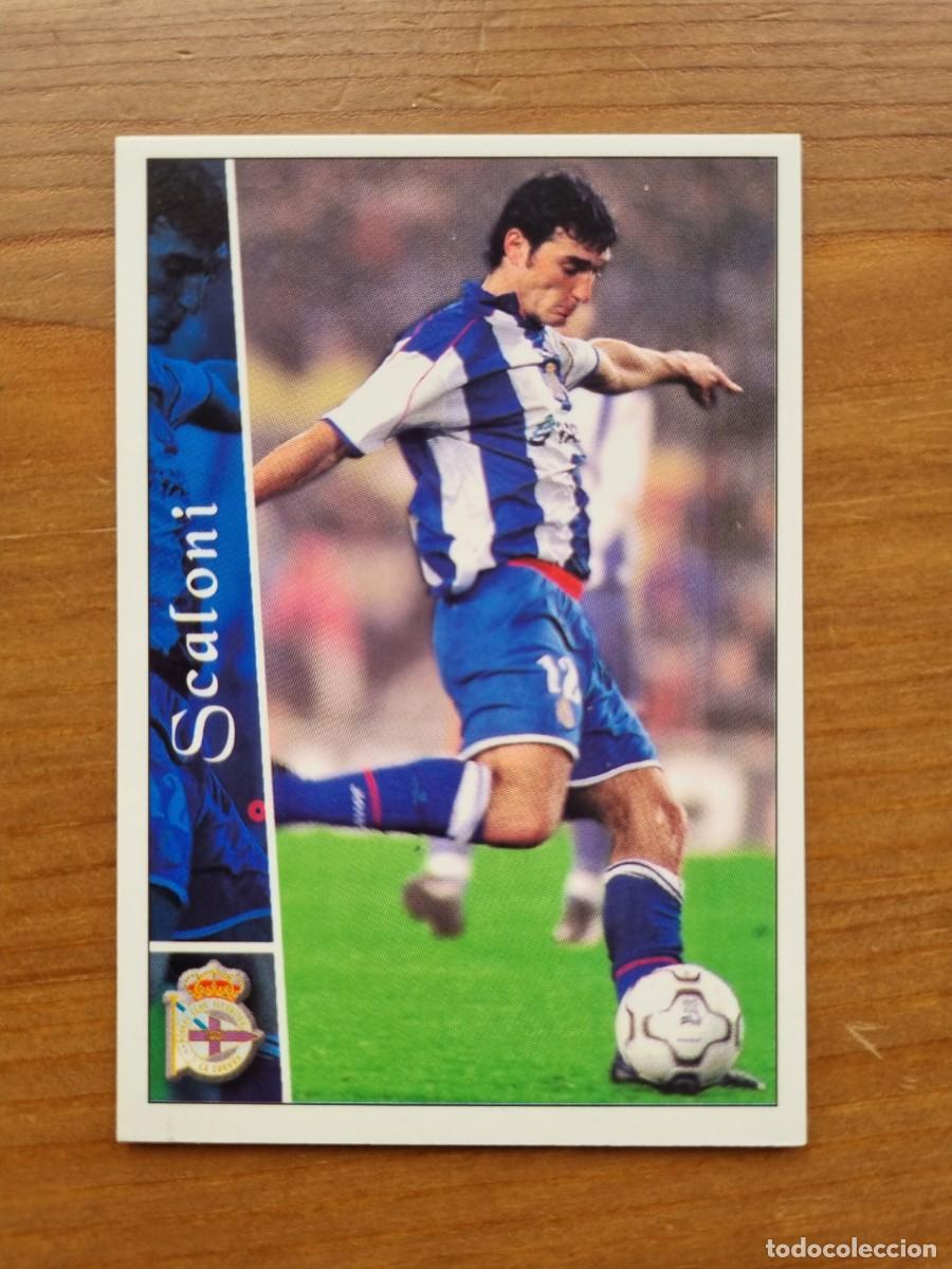 Cromos de f&uacute;tbol: 41 SCALONI (Deportivo La Coru&ntilde;a). Las Fichas de la Liga 2002 2003 02 03 (Mundicromo)