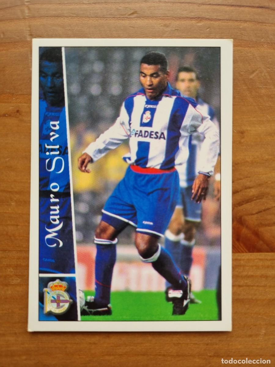Cromos de f&uacute;tbol: 42 MAURO SILVA (Deportivo La Coru&ntilde;a). Las Fichas de la Liga 2002 2003 02 03 (Mundicromo)