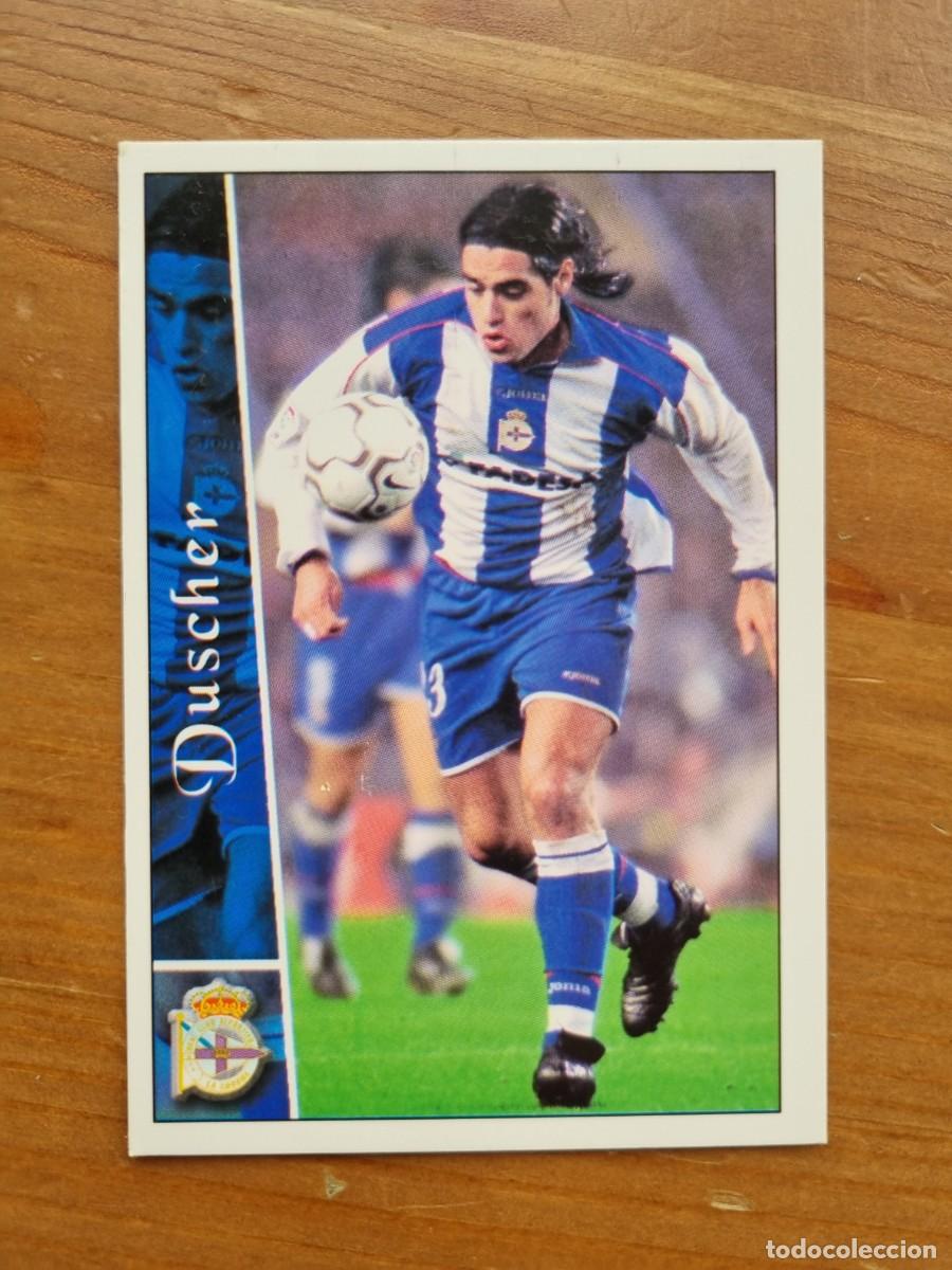Cromos de f&uacute;tbol: 45 DUSCHER (Deportivo La Coru&ntilde;a). Las Fichas de la Liga 2002 2003 02 03 (Mundicromo)
