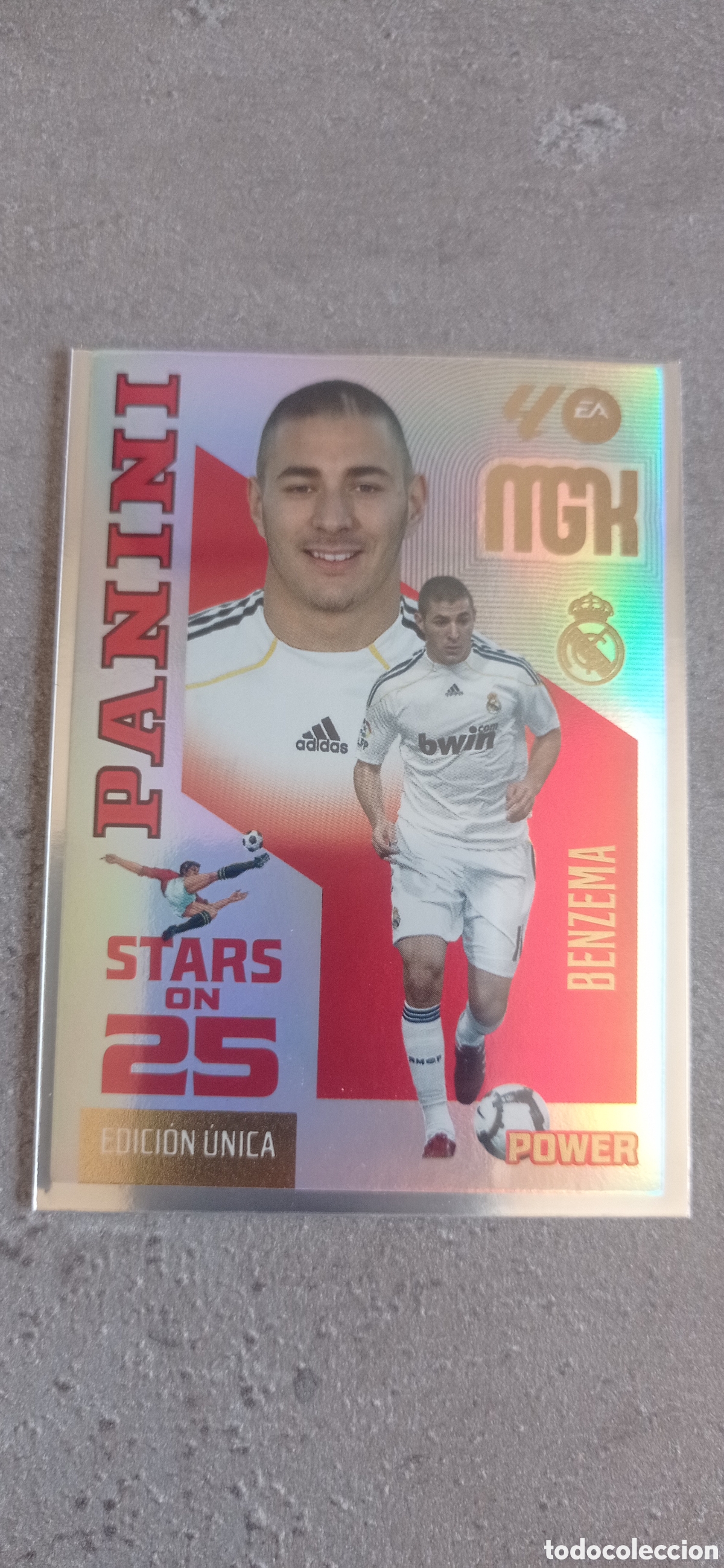 Cromos de f&uacute;tbol: 441P BENZEMA REAL MADRID STARS ON 25 POWER MGK 2026/27 MEGACRACKS 2026 2027