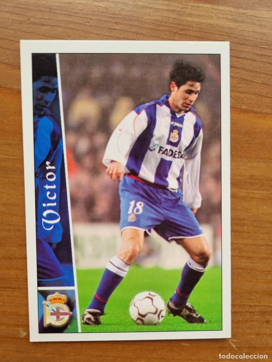 Cromos de f&uacute;tbol: 48 V&Iacute;CTOR (Deportivo La Coru&ntilde;a). Las Fichas de la Liga 2002 2003 02 03 (Mundicromo)
