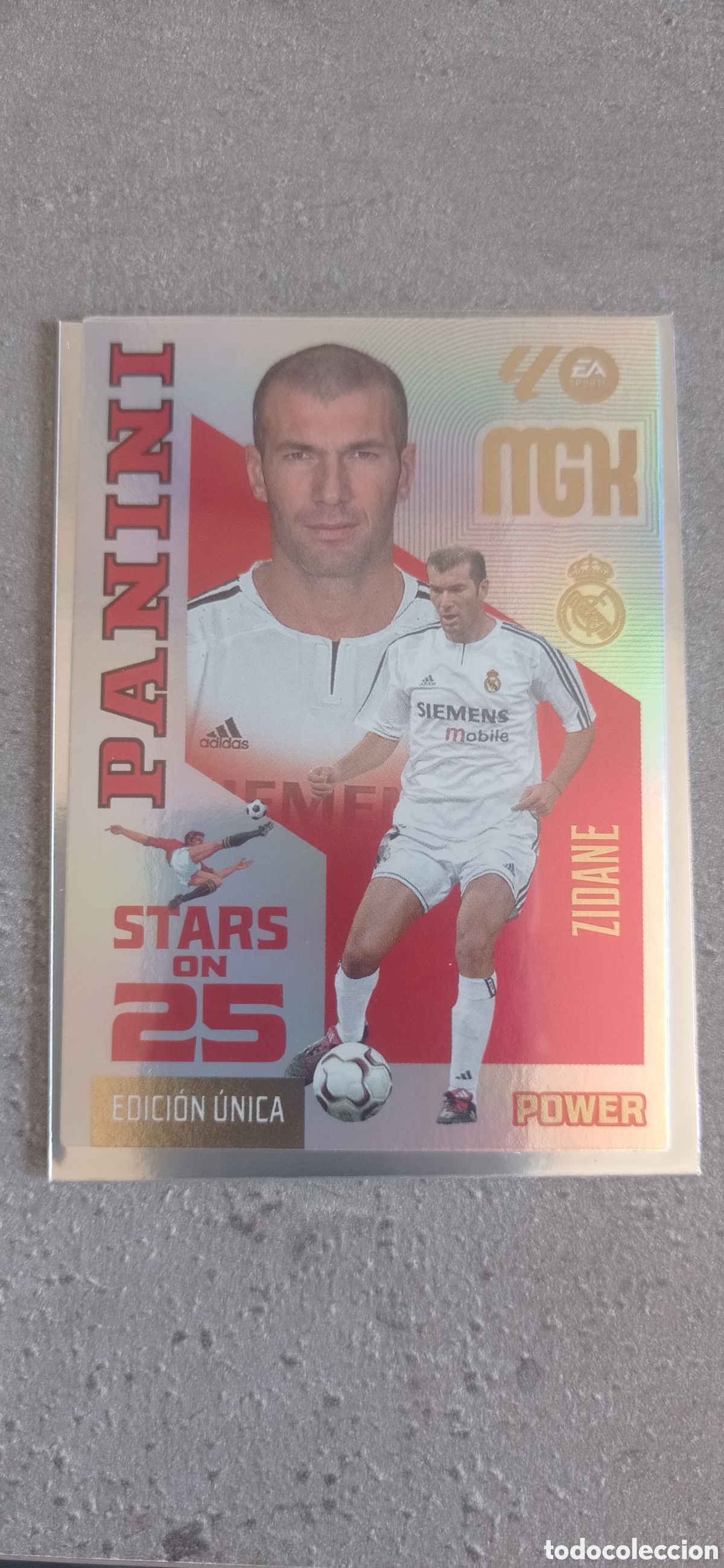 Football Stickers: 430P ZIDANE REAL MADRID STARS ON 25 POWER MGK 2026/27 MEGACRACKS 2026 2027
