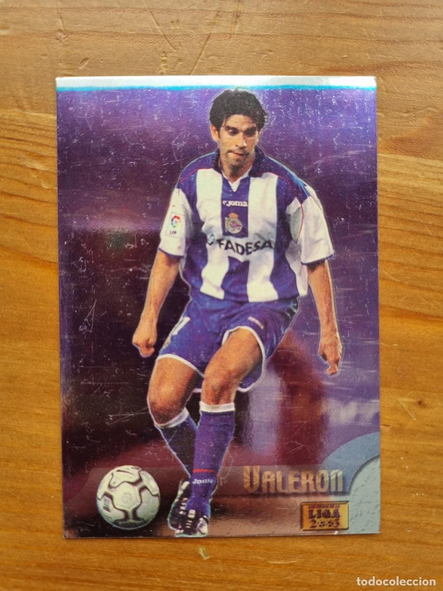 Football Stickers: 54 VALER&Oacute;N (Deportivo La Coru&ntilde;a) EL MEJOR. Las Fichas de la Liga 2002 2003 02 03 (Mundicromo)