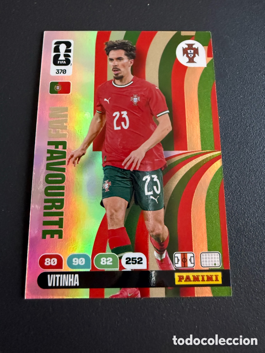 Fu&szlig;ball-Sticker: Adrenalyn XL. Mundial 2026. 370 Fan Favourite. VITINHA