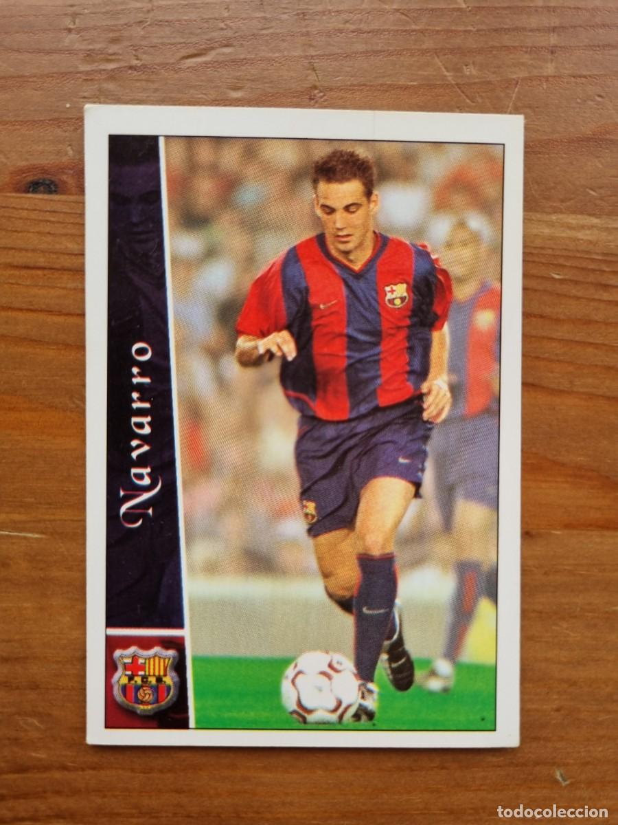 Fu&szlig;ball-Sticker: 91 NAVARRO (FC Barcelona). Las Fichas de la Liga 2002 2003 02 03 (Mundicromo)