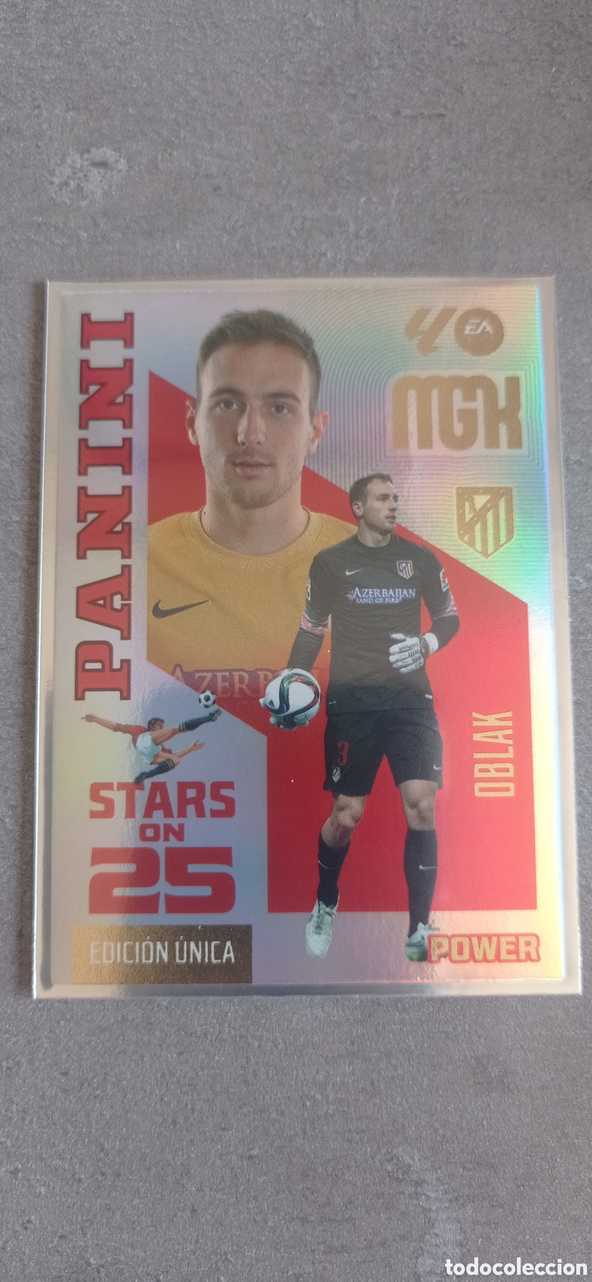 Fu&szlig;ball-Sticker: 447P OBLAK ATL&Eacute;TICO MADRID STARS ON 25 POWER MGK 2026/27 MEGACRACKS 2026 2027