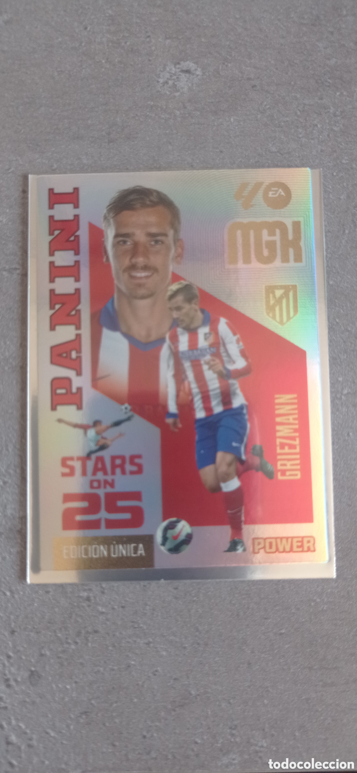 Cromos de f&uacute;tbol: 443P GRIEZMANN ATL&Eacute;TICO MADRID STARS ON 25 POWER MGK 2026/27 MEGACRACKS 2026 2027